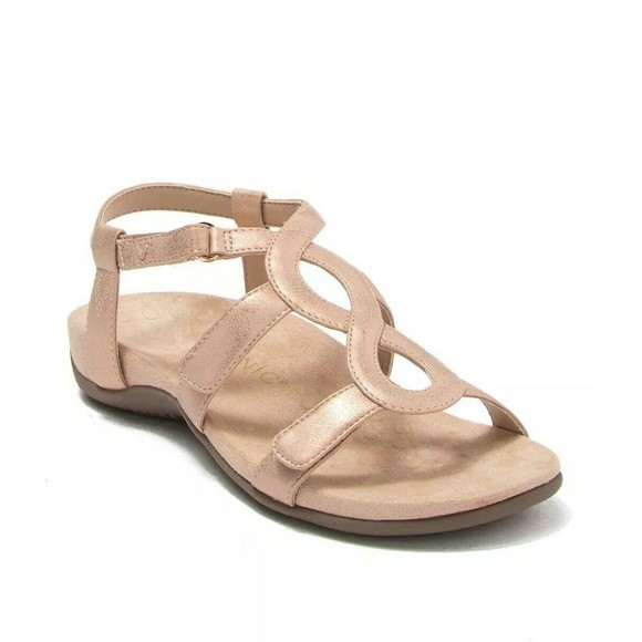 Vionic Shoes - Vionic Orthotic Rest Jodie Women’s Size 6 US Adjustable Sandal Rose Gold NEW